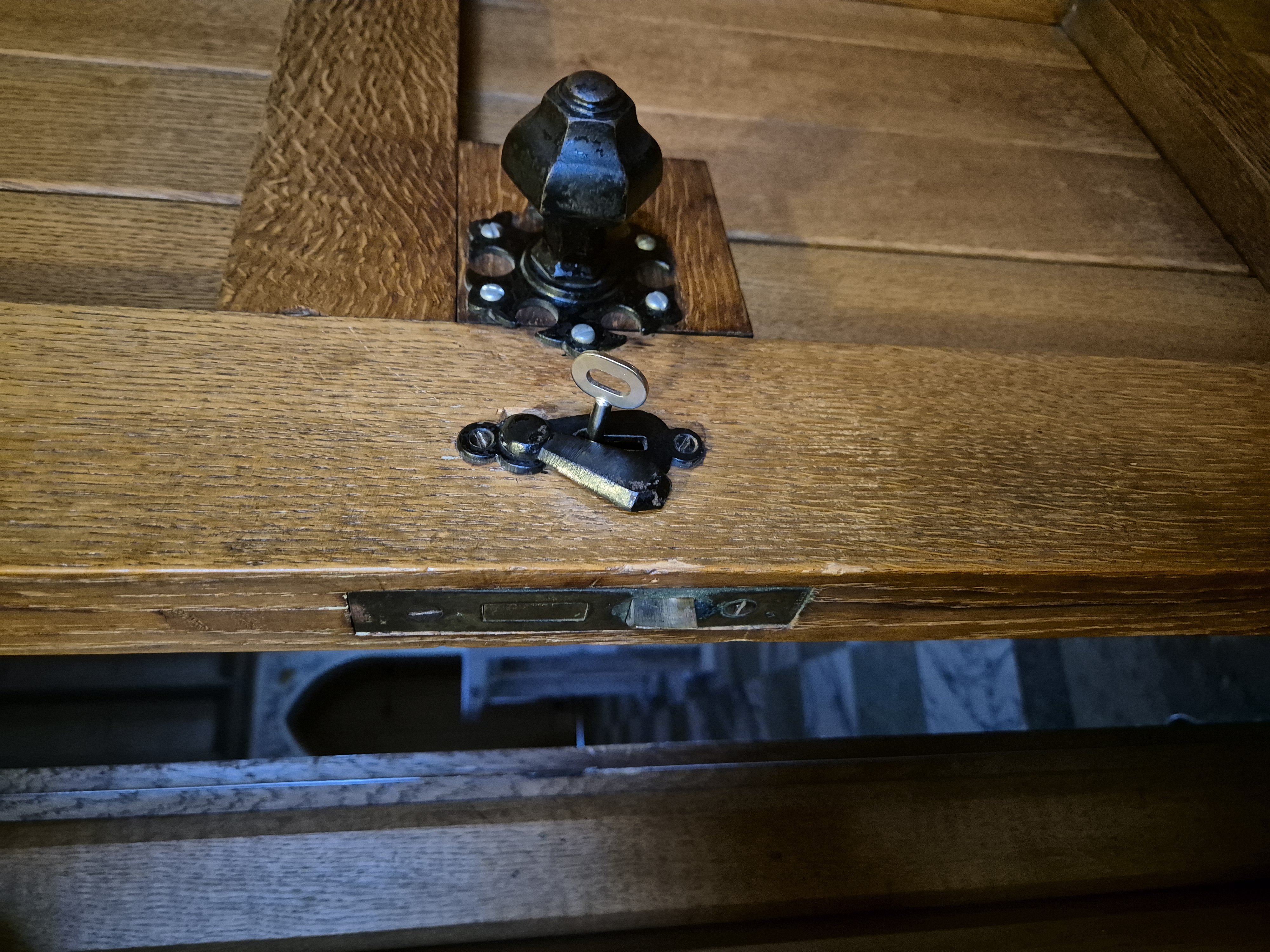 100 year old church lock repaired in Bramley